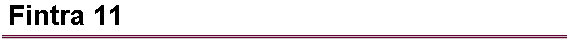 Fintra 11