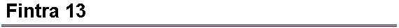 Fintra 13