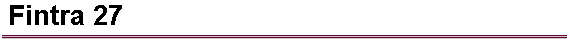 Fintra 27